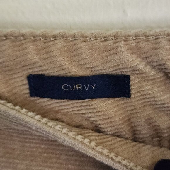 Talbots Curvy Petite Straight Leg Stretch Corduroy Pants Size 16WP - Picture 5 of 7